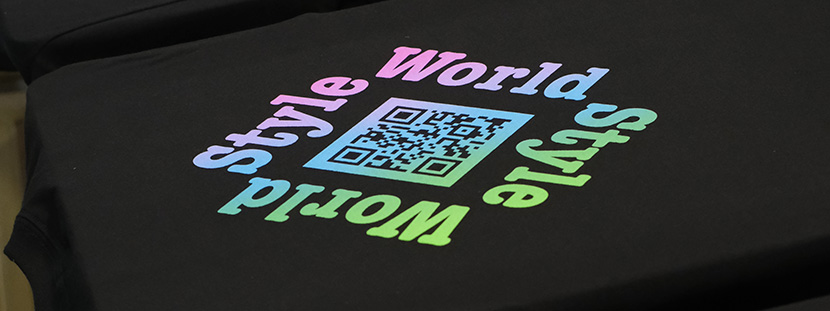 グラデーションプリントの仕上がり例