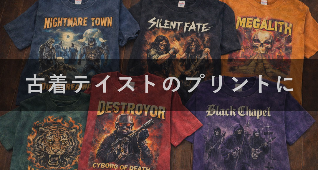 古着風プリントにオススメ